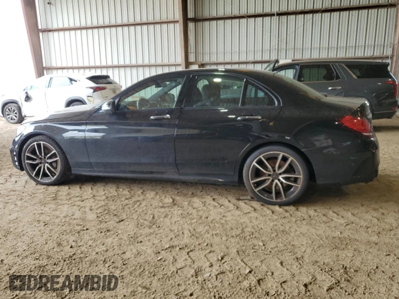 2021 Mercedes-Benz C 43 AMG z VIN W1KWF6EB8MR619569, wystawiony jako Copart lot #69717214 z przebiegiem Nie podano mil oraz Szkoda całkowita • Salvage title. Historia ofert i sprzedaży dostępna na DreamBid. Obrazek 2.