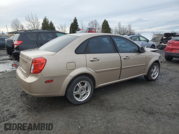 2007 Suzuki Forenza z VIN KL5JD56Z07K657218, wystawiony jako Copart lot #86767854 z przebiegiem 93 044 mil mil oraz Szkoda całkowita • Salvage title. Historia ofert i sprzedaży dostępna na DreamBid. Obrazek 3.