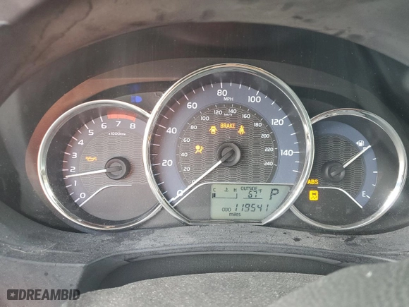 2016 Toyota Corolla L with VIN 2T1BURHE8GC735360, listed as a Copart auction lot 44025605 with 119,541 mi miles and Salvage Title. Bid and sale history available at carsss.com. Image 9.