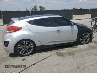 2014 Hyundai Veloster Turbo with VIN KMHTC6AE0EU192680, listed as a Copart auction lot 54486575 with 129,949 mi miles and Clean Title. Bid and sale history available at carsss.com. Image 3.