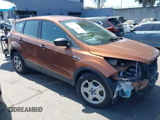 2017 Ford Escape S with VIN 1FMCU0F79HUE97846, listed as a IAAI auction lot 41846839 with 88,132 mi miles. Bid and sale history available at carsss.com. Image 1.