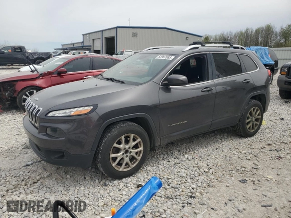 2016 Jeep Cherokee Latitude with VIN 1C4PJMCB1GW220495, listed as a Copart auction lot 53967085 with 185,044 mi miles and Clean Title. Bid and sale history available at DreamBid. Image 1.