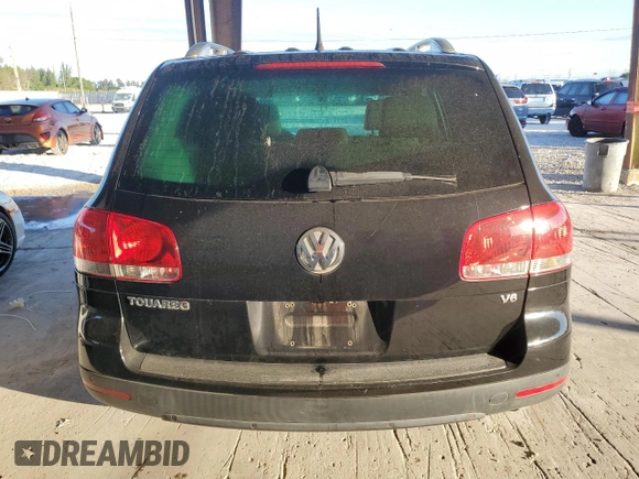 2007 Volkswagen Touareg V6 with VIN WVGZE77L77D002814, listed as a Copart auction lot 82108304 with 140,844 mi miles and Clean Title. Bid and sale history available at DreamBid. Image 6.