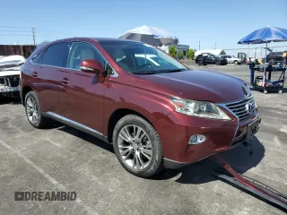 2013 Lexus RX 450h with VIN JTJZB1BA9D2008859, listed as a Copart auction lot 61040415 with 158,823 mi miles and Salvage title. Bid and sale history available at DreamBid. Image 4.