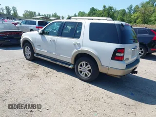 2007 Ford Explorer Eddie Bauer with VIN 1FMEU74E87UA95849, listed as a IAAI auction lot 42153076 with 188,766 mi miles. Bid and sale history available at carsss.com. Image 3.