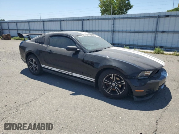 2012 Ford Mustang Premium with VIN 1ZVBP8AM9C5239359, listed as a Copart auction lot 58366425 with 114,639 mi miles and Clean title. Bid and sale history available at DreamBid. Image 4.