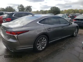2018 Lexus LS with VIN JTHB51FF7J5006344, listed as a Copart auction lot 77817044 with 57,215 mi miles and Salvage Title. Bid and sale history available at carsss.com. Image 3.