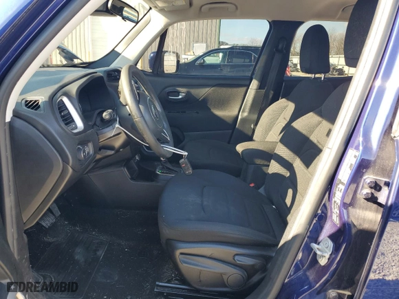 2018 Jeep Renegade Latitude with VIN ZACCJABB8JPJ20300, listed as a Copart auction lot 47834555 with 67,926 mi miles and Salvage Title. Bid and sale history available at carsss.com. Image 7.