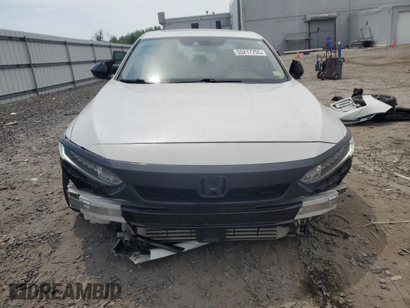 2020 Honda Accord EX-L with VIN 1HGCV2F55LA014957, listed as a Copart auction lot 55217755 with 60,218 mi miles and Salvage title. Bid and sale history available at DreamBid. Image 5.