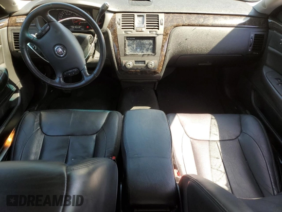 2008 Cadillac DTS 1SC with VIN 1G6KD57Y38U208564, listed as a Copart auction lot 52954255 with 143,490 mi miles and Salvage Title. Bid and sale history available at carsss.com. Image 8.