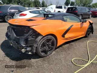 2022 Chevrolet Corvette 3LT with VIN 1G1YC3D49N5108242, listed as a Copart auction lot 60241433 with 22,235 mi miles. Bid and sale history available at carsss.com. Image 3.