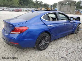 2019 Genesis G70 2.0T Advanced with VIN KMTG34LA9KU040138, listed as a Copart auction lot 71231183 with 45,080 mi miles. Bid and sale history available at carsss.com. Image 3.