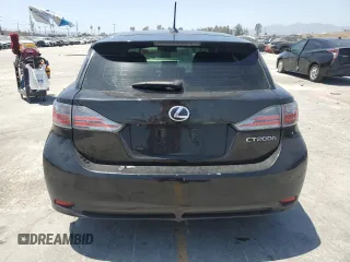 2012 Lexus CT 200h with VIN JTHKD5BH4C2076924, listed as a Copart auction lot 61506265 with 122,347 mi miles and Salvage title. Bid and sale history available at DreamBid. Image 6.