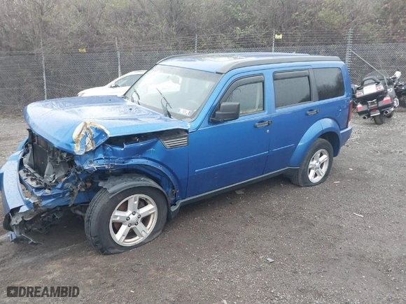 2007 Dodge Nitro SLT with VIN 1D8GU58K97W560212, listed as a IAAI auction lot 41018041 with 1 mi miles. Bid and sale history available at carsss.com. Image 2.