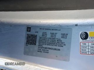 2019 Chevrolet Camaro 2SS z VIN 1G1FH3D70K0126155, wystawiony jako Copart lot #44976985 z przebiegiem 129 202 mil mil oraz Szkoda całkowita • Salvage title. Historia ofert i sprzedaży dostępna na DreamBid. Obrazek 12.