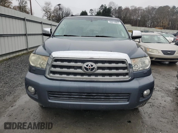 2010 Toyota Sequoia Ltd with VIN 5TDJY5G11AS028204, listed as a Copart auction lot 85012864 with 177,742 mi miles and Salvage Title. Bid and sale history available at carsss.com. Image 5.