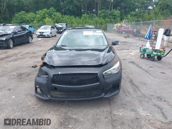 2014 Infiniti Q50 Sport with VIN JN1BV7AR9EM684260, listed as a IAAI auction lot 42332719 with 194,447 mi miles and . Bid and sale history available at DreamBid. Image 12.