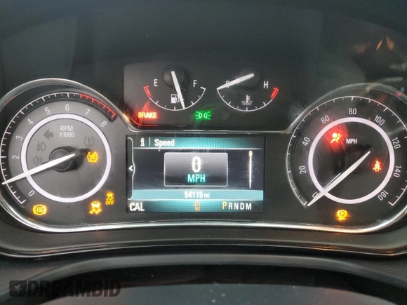 2016 Buick Regal Premium II with VIN 2G4GS5GX4G9156997, listed as a Copart auction lot 50136825 with 54,115 mi miles and Salvage Title. Bid and sale history available at carsss.com. Image 9.