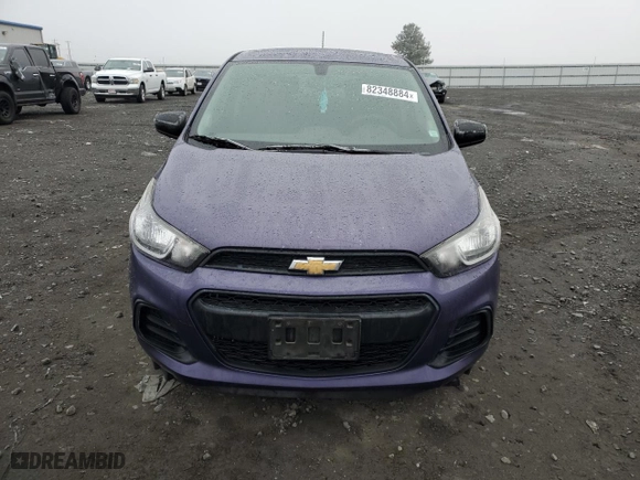 2017 Chevrolet Spark LS with VIN KL8CA6SA1HC719232, listed as a Copart auction lot 82348884 with 54,616 mi miles and Salvage Title. Bid and sale history available at carsss.com. Image 5.