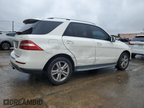 2013 Mercedes-Benz M 350 with VIN 4JGDA5HB2DA105961, listed as a Copart auction lot 57936645 with 93,293 mi miles and Salvage title. Bid and sale history available at DreamBid. Image 3.