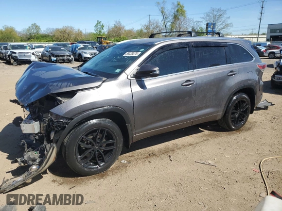 2015 Toyota Highlander Limited с VIN 5TDDKRFH9FS201009, выставлен на аукционе Copart как лот 56333075 с пробегом 154 674 миль миль и Списание • Salvage title. История ставок и продаж доступна на DreamBid. Изображение 1.