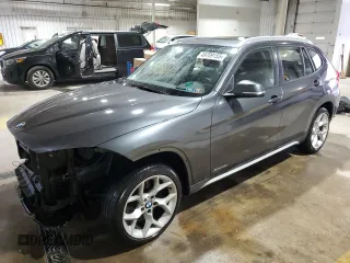 2015 BMW X1 xDrive28i with VIN WBAVL1C50FVY26284, listed as a Copart auction lot 49709155 with 120,138 mi miles and Salvage Title. Bid and sale history available at carsss.com. Image 1.