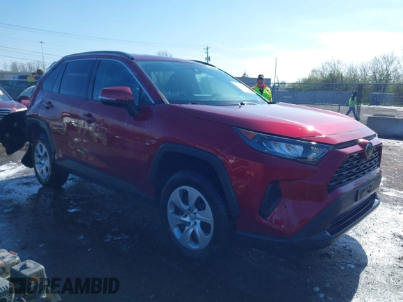 2019 Toyota RAV4 LE with VIN 2T3G1RFVXKC011400, listed as a IAAI auction lot 41957289 with 58,935 mi miles. Bid and sale history available at carsss.com. Image 1.