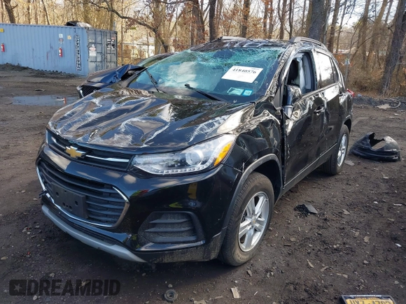 2022 Chevrolet Trax LT with VIN KL7CJPSM1NB565966, listed as a IAAI auction lot 41840576 with 15,590 mi miles. Bid and sale history available at carsss.com. Image 6.