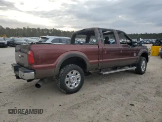 2016 Ford F-250 Lariat with VIN 1FT7W2BT7GEB47588, listed as a Copart auction lot 41475255 with Not provided miles and Salvage title. Bid and sale history available at DreamBid. Image 3.