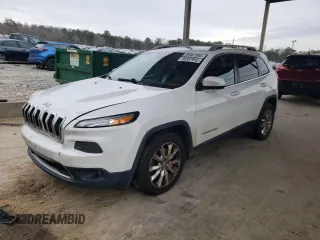 2016 Jeep Cherokee Limited with VIN 1C4PJLDS3GW126482, listed as a Copart auction lot 89387995 with 191,794 mi miles and Salvage Title. Bid and sale history available at carsss.com. Image 1.