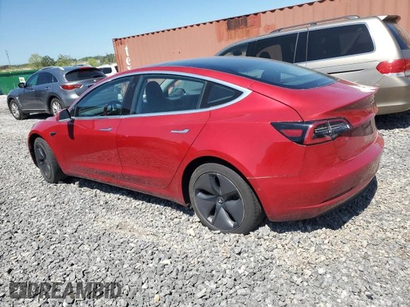 2018 Tesla Model 3 Long Range Battery with VIN 5YJ3E1EA8JF044983, listed as a Copart auction lot 49745075 with Not Provided miles and Salvage Title. Bid and sale history available at DreamBid. Image 2.