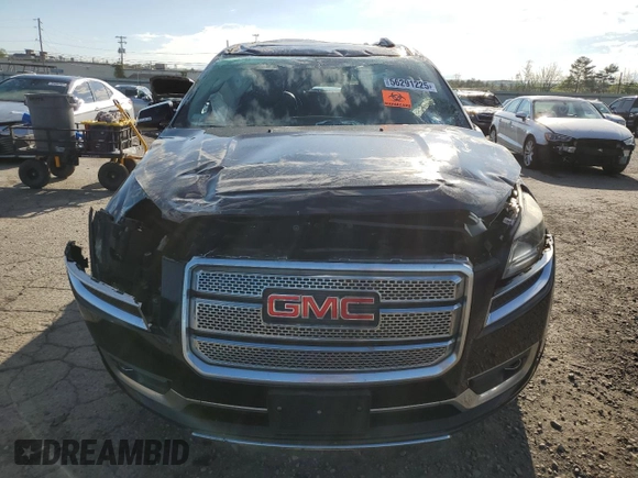 2016 GMC Acadia Denali z VIN 1GKKVTKD2GJ284560, wystawiony jako Copart lot #56291225 z przebiegiem Nie podano mil oraz Szkoda całkowita • Salvage title. Historia ofert i sprzedaży dostępna na DreamBid. Obrazek 5.
