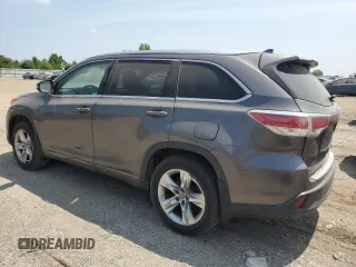 2016 Toyota Highlander Limited with VIN 5TDDKRFH8GS274874, listed as a Copart auction lot 61402305 with 109,670 mi miles and Salvage title. Bid and sale history available at DreamBid. Image 2.