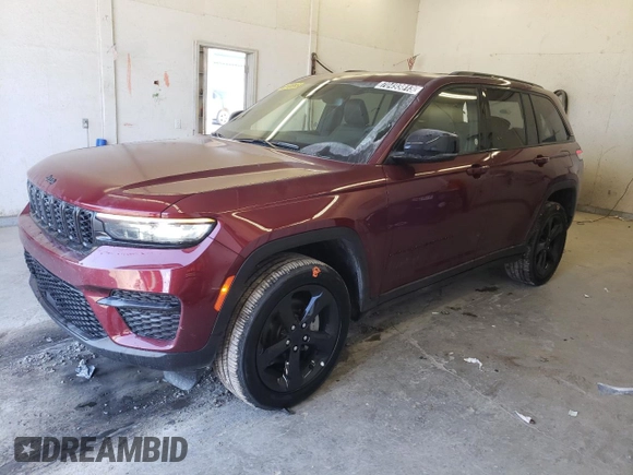 2023 Jeep Grand Cherokee Laredo with VIN 1C4RJGAG4PC595307, listed as a Copart auction lot 70493813 with 11,792 mi miles and Clean title. Bid and sale history available at DreamBid. Image 1.