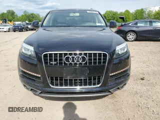 2013 Audi Q7 Premium Plus with VIN WA1LGAFE9DD008916, listed as a Copart auction lot 58062715 with 75,070 mi miles and Salvage title. Bid and sale history available at DreamBid. Image 5.