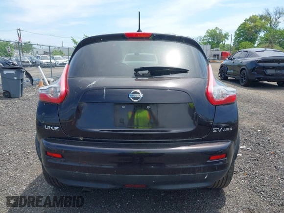 2015 Nissan Juke SV with VIN JN8AF5MVXFT550503, listed as a IAAI auction lot 42245020 with 112,957 mi miles and . Bid and sale history available at DreamBid. Image 16.