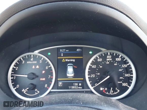 2019 Nissan Sentra SR with VIN 3N1AB7AP6KY456356, listed as a IAAI auction lot 41762846 with 113,852 mi miles. Bid and sale history available at carsss.com. Image 7.