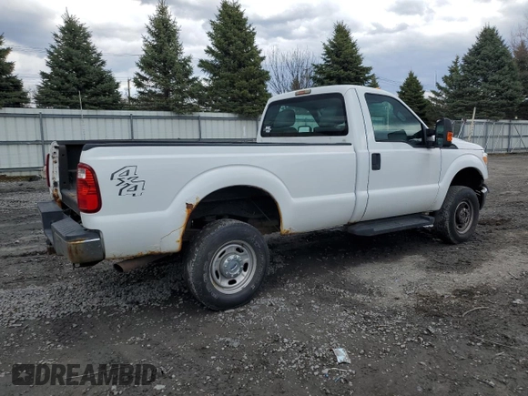 2014 Ford Super Duty F-250 SRW XL with VIN 1FTBF2B66EEB72886, listed as a Copart auction lot 53053355 with 40,925 mi miles and Salvage Title. Bid and sale history available at carsss.com. Image 3.