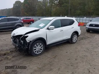 2017 Nissan Rogue SV with VIN KNMAT2MTXHP513920, listed as a IAAI auction lot 40800668 with 105,460 mi miles. Bid and sale history available at carsss.com. Image 18.