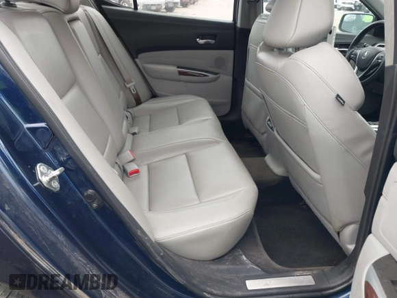 2017 Acura TLX w/Technology Pkg with VIN 19UUB1F51HA003548, listed as a IAAI auction lot 41843968 with 72,902 mi miles. Bid and sale history available at carsss.com. Image 8.