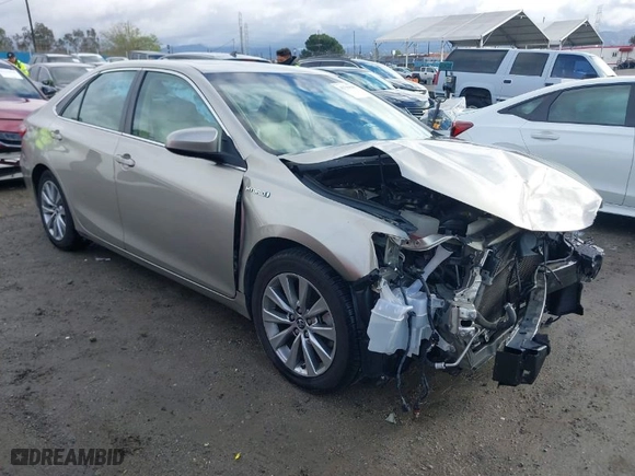 2016 Toyota Camry Hybrid LE with VIN 4T1BD1FK9GU177768, listed as a IAAI auction lot 41796608 with NaN miles. Bid and sale history available at carsss.com. Image 1.