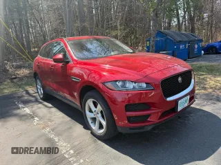 2017 Jaguar F-Pace 35t Premium with VIN SADCJ2BV6HA072359, listed as a Copart auction lot 54333995 with 93,910 mi miles and Clean Title. Bid and sale history available at DreamBid. Image 1.