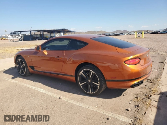 2020 Bentley Continental GT First Edition with VIN SCBCG2ZG6LC076719, listed as a Copart auction lot 42977755 with 21,017 mi miles and Salvage title. Bid and sale history available at DreamBid. Image 2.