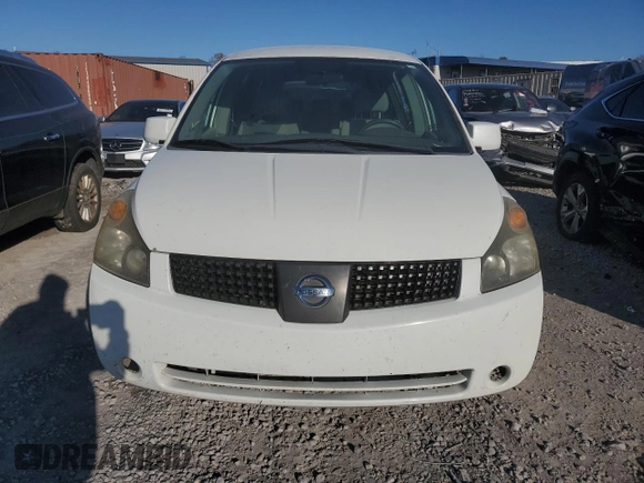 2007 Nissan Quest SE with VIN 5N1BV28U27N143294, listed as a Copart auction lot 82785134 with 216,154 mi miles and Salvage Title. Bid and sale history available at carsss.com. Image 5.