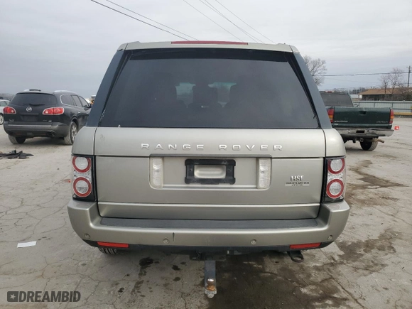 2011 Land Rover Range Rover HSE with VIN SALME1D49BA357169, listed as a Copart auction lot 44018525 with 134,269 mi miles and Clean Title. Bid and sale history available at carsss.com. Image 6.