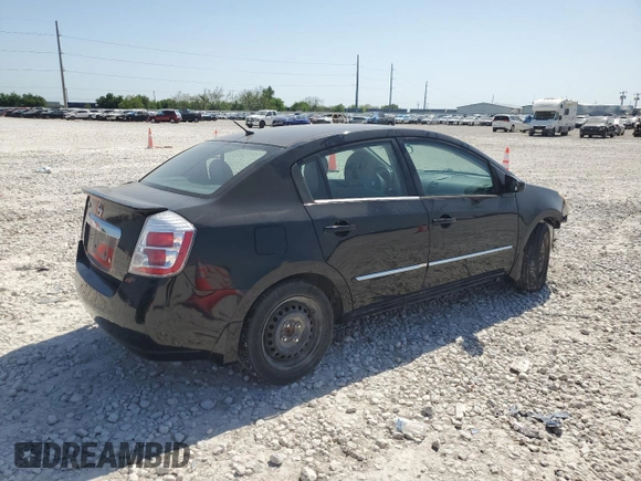 2012 Nissan Sentra S with VIN 3N1AB6AP4CL752162, listed as a Copart auction lot 52147985 with 108,715 mi miles and Salvage Title. Bid and sale history available at DreamBid. Image 3.