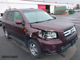 2007 Honda Pilot EX-L with VIN 2HKYF18747H508428, listed as a IAAI auction lot 41698817 with 191,216 mi miles. Bid and sale history available at carsss.com. Image 6.