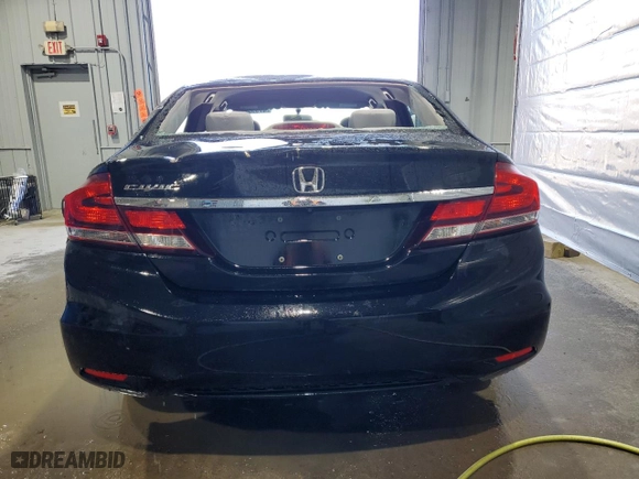 2015 Honda Civic Sedan LX with VIN 19XFB2F59FE115747, listed as a Copart auction lot 47935215 with 124,746 mi miles and Salvage Title. Bid and sale history available at carsss.com. Image 6.