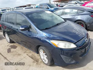 2015 Mazda 5 Sport with VIN JM1CW2BL2F0189726, listed as a IAAI auction lot 42443071 with 60,490 mi miles and . Bid and sale history available at DreamBid. Image 1.