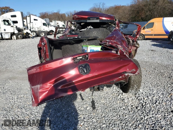 2022 Ram 2500 Big Horn with VIN 3C6UR5DL3NG169271, listed as a Copart auction lot 80626414 with 50,513 mi miles and Salvage Title. Bid and sale history available at carsss.com. Image 6.